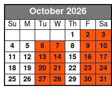 Polynesian Fire Luau in Orlando, Fl October Schedule