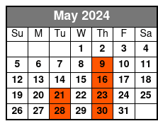 Manatee Swim Half Day May Schedule