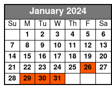 Florida Manatee Adventure, Everglades Style Airboat, Wildlife Park & Transport January Schedule