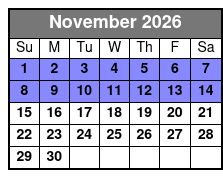 Clear Kayak Adventures Through Silver Springs November Schedule