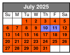 Clear Kayak Adventures Through Silver Springs July Schedule