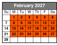 Wild Florida Drive-Thru Safari and Gator Park Admission February Schedule