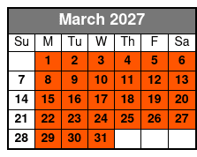 Wild Florida Drive-Thru Safari and Gator Park Admission March Schedule