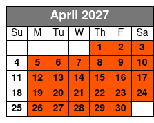 Wild Florida Drive-Thru Safari and Gator Park Admission April Schedule