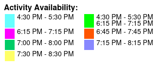 1-Hour Sunset Airboat Ride Color Key