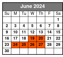 Day Sailing Experience June Schedule