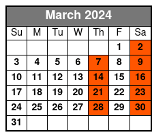 Clearwater Beach Speedboat Adventure with Lunch & Transport From Orlando: Clearwater Beach Dolphin Speedboat Adventure with Lunch & Transport From Orlando 07:15 March Schedule