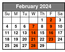 Ksc and Airboat Adventure February Schedule