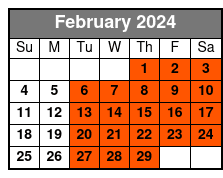 Child (2-12) February Schedule