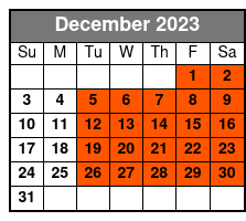 Guided Food Tour in Winter Haven December Schedule