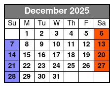 Winter Haven Guided Brunch Tour December Schedule
