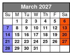 Winter Haven Guided Brunch Tour March Schedule