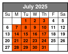 90 Minute Open Jump at a Trampoline Park in Kissimmee July Schedule
