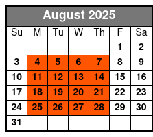 90 Minute Open Jump at a Trampoline Park in Kissimmee August Schedule