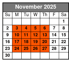 90 Minute Open Jump at a Trampoline Park in Kissimmee November Schedule