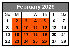 90 Minute Open Jump at a Trampoline Park in Kissimmee February Schedule