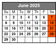 Downtown Sanford Historical Tour June Schedule