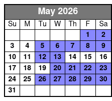 Bamboo Dune Buggy Tour May Schedule