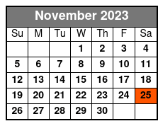 Ivanhoe Food Tour November Schedule
