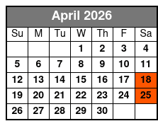 Ivanhoe Village Brunch Tour April Schedule