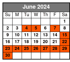 Admission Ticket W/ Transport June Schedule