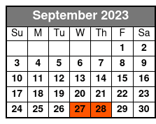 12pm Wander & Eat in Orlando September Schedule