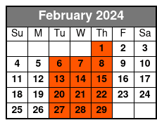5pm Wander & Eat in Orlando February Schedule