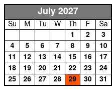 5:30pm Wander & Eat in Orlando July Schedule