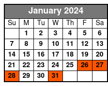 Golf Cart Rental - 2 Hour Rental January Schedule