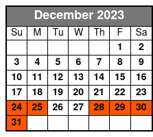 2 Hour Jet Ski Rental December Schedule
