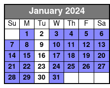 2 Hour Jet Ski Rental January Schedule