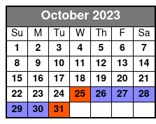 4 Hour Jet Ski Rental October Schedule