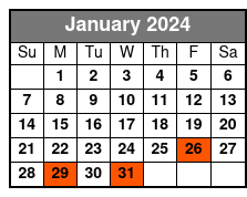 Double Tree (Q1A) January Schedule