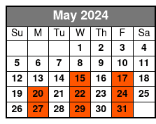 Hampton Inn Orlando(Q1A) May Schedule