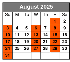 Tour+Admission（Q1A) August Schedule