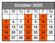 Tour+Admission（Q1A) October Schedule