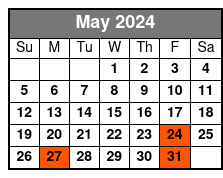 Sheraton Orlando (Q1A) May Schedule