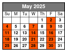 Sheraton Orlando (Q1A) May Schedule