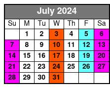 1 Pm July Schedule
