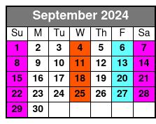 1 Pm September Schedule