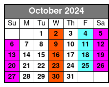 1 Pm October Schedule