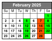 1 Pm February Schedule