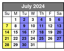 11 Am July Schedule