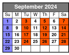 11 Am September Schedule