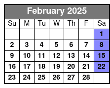 11 Am February Schedule