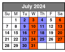 Tours by NOLA - 2hr Tours July Schedule