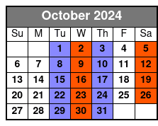 Tours by NOLA - 2hr Tours October Schedule
