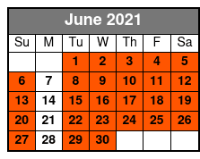 French Quarter Tricentennial Walking Tour June Schedule