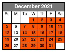 French Quarter Tricentennial Walking Tour December Schedule