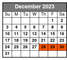 Steamboat Natchez Harbor Cruise 12:15pm Lunch Seating December Schedule